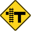 Railroad crossing sign