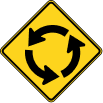 Roundabout sign