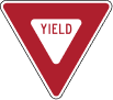 Yield sign