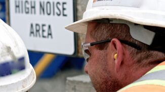 Hearing Loss caused by construction noise.