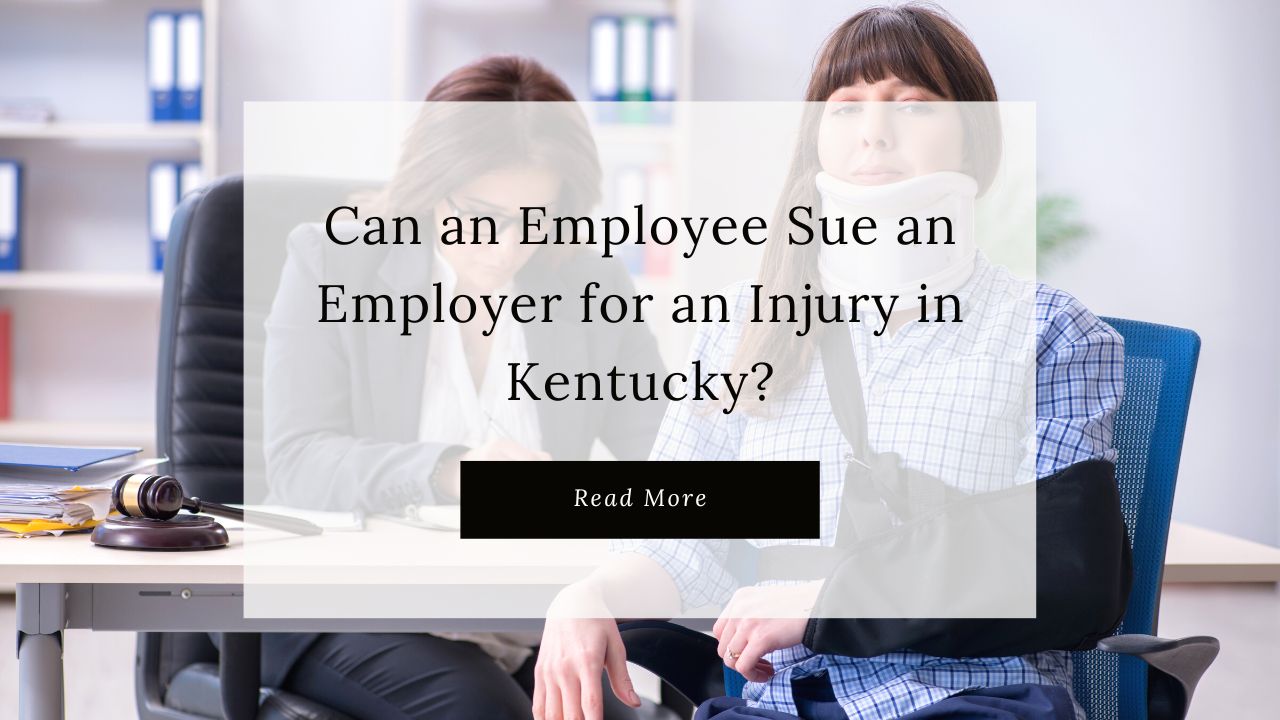 An Employee Suing an Employer for an Injury.